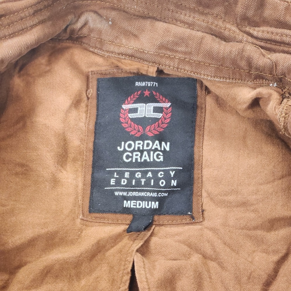 Jordan Craig Jacket Mens Medium Brown Legacy Devotion Front Denim Streetwear - Picture 6 of 8